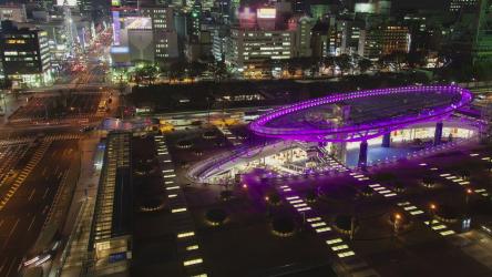 名古屋城市夜景[]