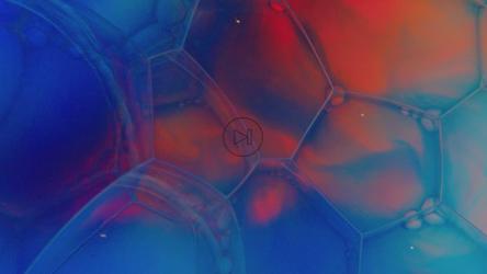 带彩色墨水的冒泡液体的抽象纹理[免费商用]