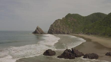 海岸景观，航拍[免费商用]