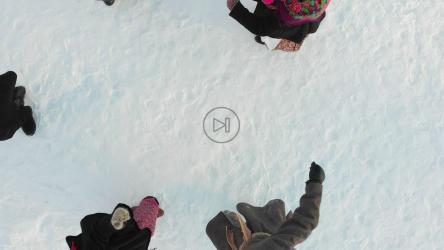 俄罗斯民间在雪地里跳舞[4K]