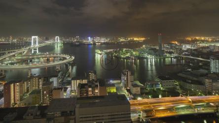 夜晚在东京上空[免费商用]