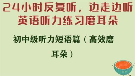 《高效磨耳朵》英语听力优质课程适用于每个阶段初中高托福雅思