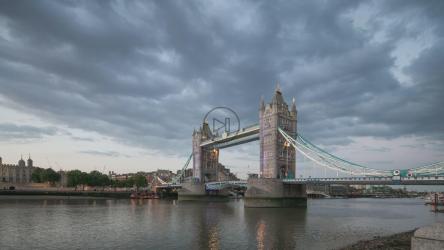 日落时的伦敦塔桥[免费商用]