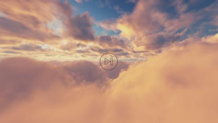 多云的天空掠过他们的美丽镜头[]