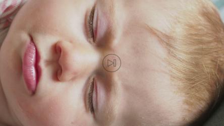 熟睡婴儿的脸[免费商用]