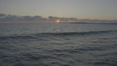 海上航拍日落[免费商用]