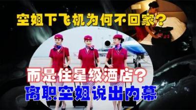 空姐下飞机后，为何不回家，而是选择去住酒店？