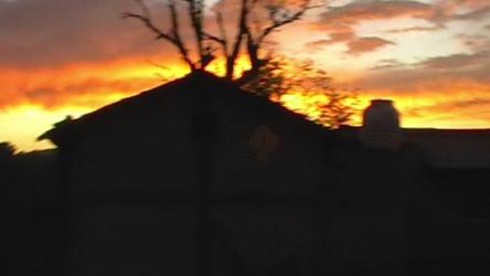 复古视频中的自然日落[免费商用]