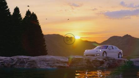 大自然中的豪华跑车[]