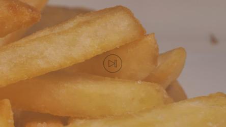 番茄酱炸薯条的质地，宏观特写[免费商用]