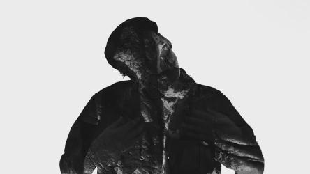 一个人和海岸[免费商用]