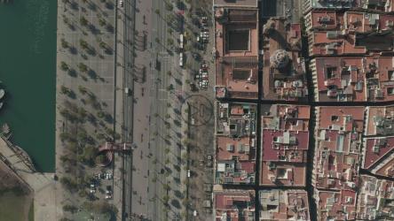 西班牙巴塞罗那市海岸[4K]