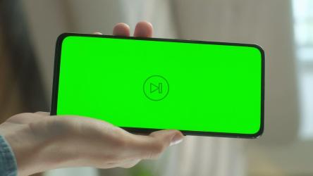 手动显示带色度键屏幕的手机[]