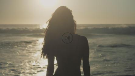 走进大海的女人[免费商用]