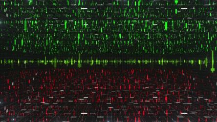 股市指标，3D渲染[4K]