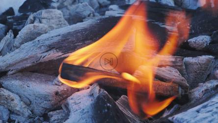 火烧了一块木头[免费商用]