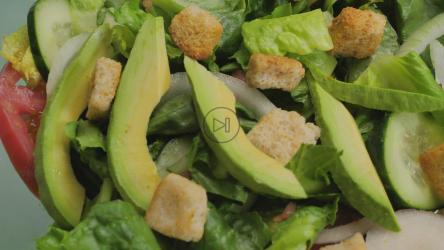 健康沙拉的详细视图[4K免费商用]