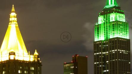 Empire state building at night[免费商用]