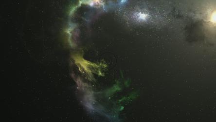 与恒星和星系一起在太空航行[]