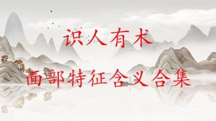 知人知面-面相专业课全