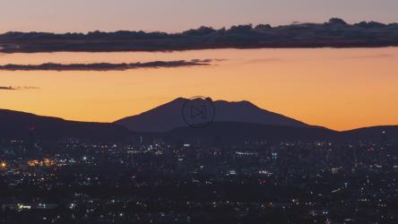 傍晚的城市景观[免费商用]