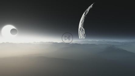 行星天际线上的行星和卫星[]