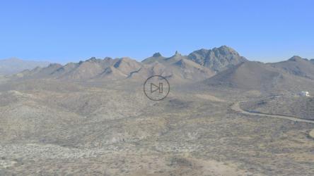 鸟瞰图中的山地和干旱景观[免费商用]