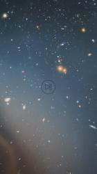 由渐变色的恒星和星系覆盖的无限空间[免费商用竖屏]