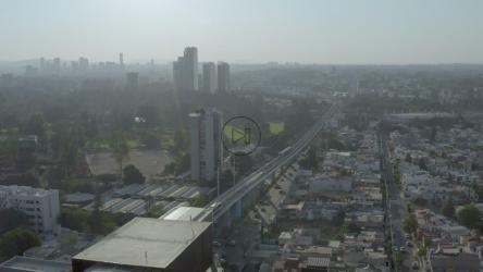 大城市的空中景观[4K免费商用]