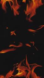 黑色背景上的红色火焰[免费商用竖屏]