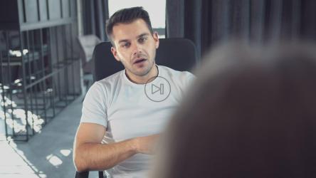 企业家商人谈话[4K]