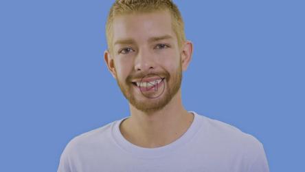 一名男子的肖像带支持前列腺癌症[免费商用]