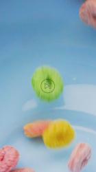 在碗里装满含糖的环形麦片[免费商用竖屏]