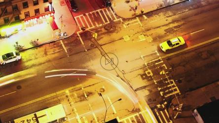 夜间路口[免费商用]