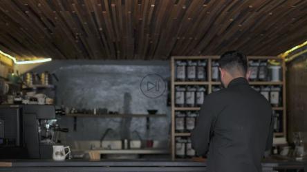 咖啡吧服务员[免费商用]