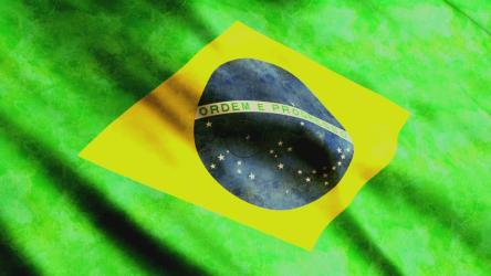 巴西国旗轻轻飘扬[]