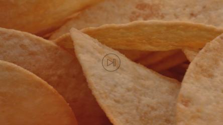 旋转时的奶酪味薯条[4K免费商用]