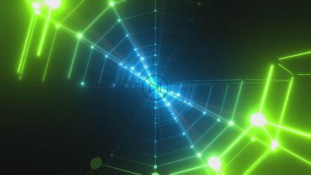 由点和线组成的灯管[4K]