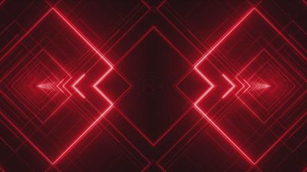 由带有红线的模板制成的隧道[]