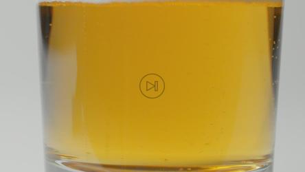 玻璃杯里的啤酒特写[]