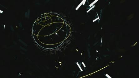 抽象灯光隧道，循环视频[4K]