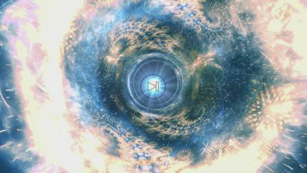 穿过分形形状的太空隧道[4K]