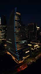 大都市夜间全景航拍[免费商用竖屏]