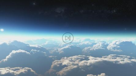 在云上飞行，上面有3D空间[4K]