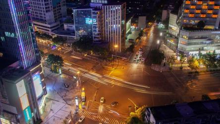 成都商业区夜晚[4K]