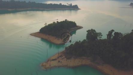 带天堂小岛的大湖[4K免费商用]