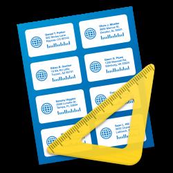 设计标签、信封、信纸Labelist10.0.2