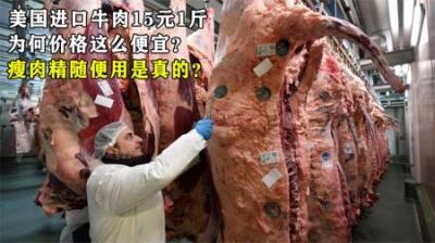 美国进口牛肉15元1斤，为何价格这么便宜？瘦肉精随便用是真的？