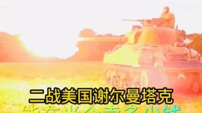 二战时期的美国谢尔曼坦克，到底能卖多少钱，光头老板为此下血本