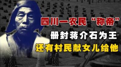 1981年四川一老农宣布称帝，册封蒋介石为王，还有村民献女儿给他